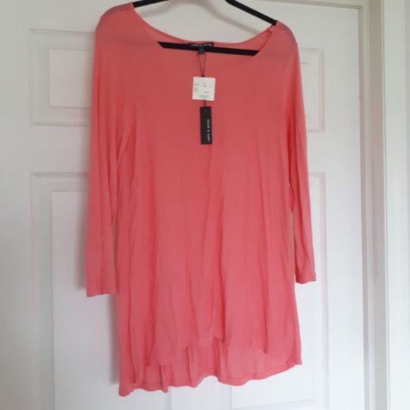 Cable & Gauge Top - Size L- Pink - Picture 1 of 4